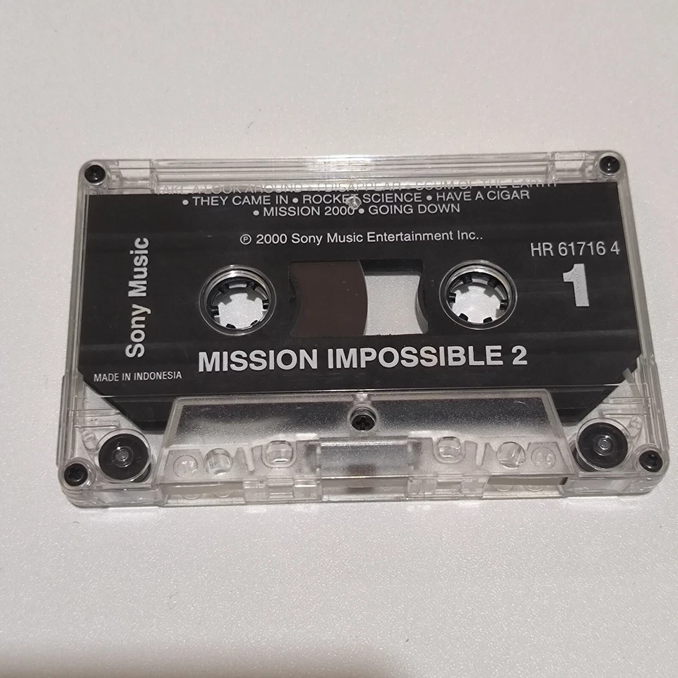Mission Impossible II soundtrack 2000 limp bizkit tori amos -org indonesia tapes - Image 2 of 4