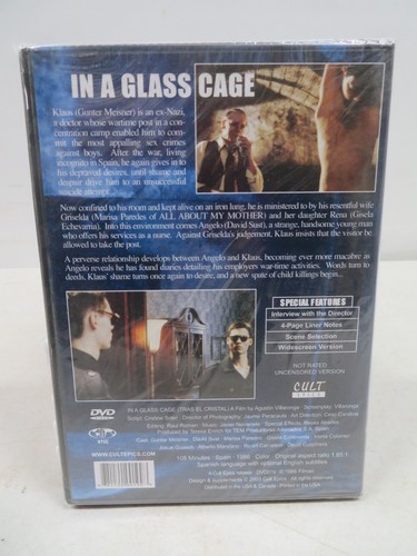 IN A GLASS CAGE--CULT EPICS DVD--SEALED DVD- Brand New! - Picture 2 of 2