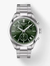 Tissot PR 100 Chronograph Green dial 40mm Men's Watch T1504171109100
