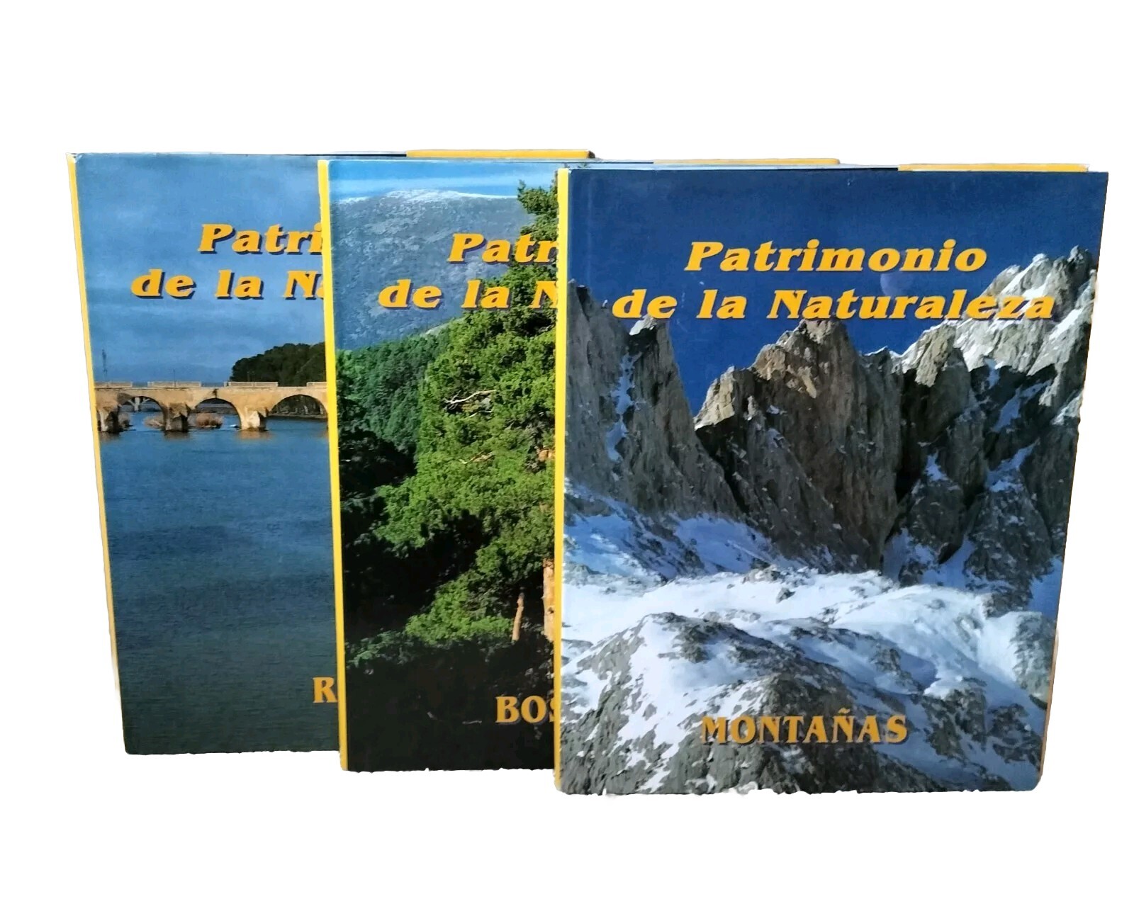 3 Libros Patrimonio De La Humanidad RIOS - BOSQUES - MONTAÑAS