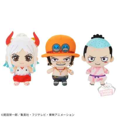 One Piece Plush Toy Yamato Ace Momonosuke set 13cm | eBay
