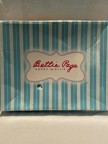 Brand New Bettie Page Shoes By Ellie- 4” Black Sequined Heels Size 7 - Picture 9 of 9