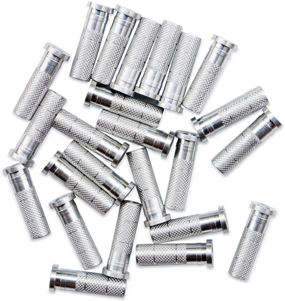 50 piezas de insertos de flecha de aluminio para ID.244/6,2 mm hágalo usted mismo eje de flecha tiro con arco tiro con arco tiro Foto 2 de 4