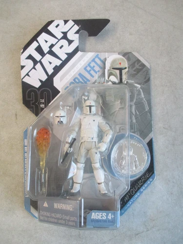 MOC 2007 STAR WARS 30TH ANNIVERSARY CONCEPT BOBA FETT 3.75" FIGURE HASBRO