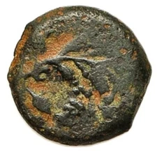 JUDEA 67-68AD Yr 2 JEWISH WAR Free Zion Barbarous Ancient Jewish Coin H661a D346