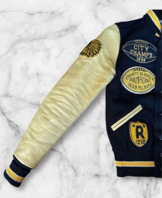 Ralph Lauren Rugby Varsity Jacket Indian Head Letterman