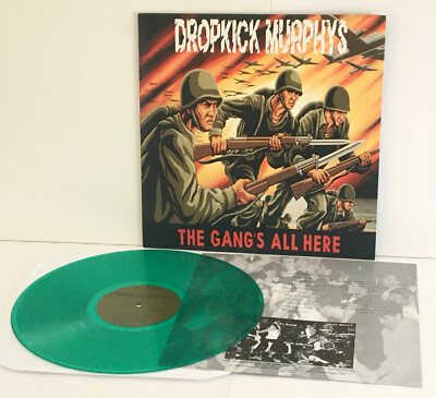 DROPKICK MURPHYS the gang's all here Lp GREEN Vinyl Record with lyrics insert