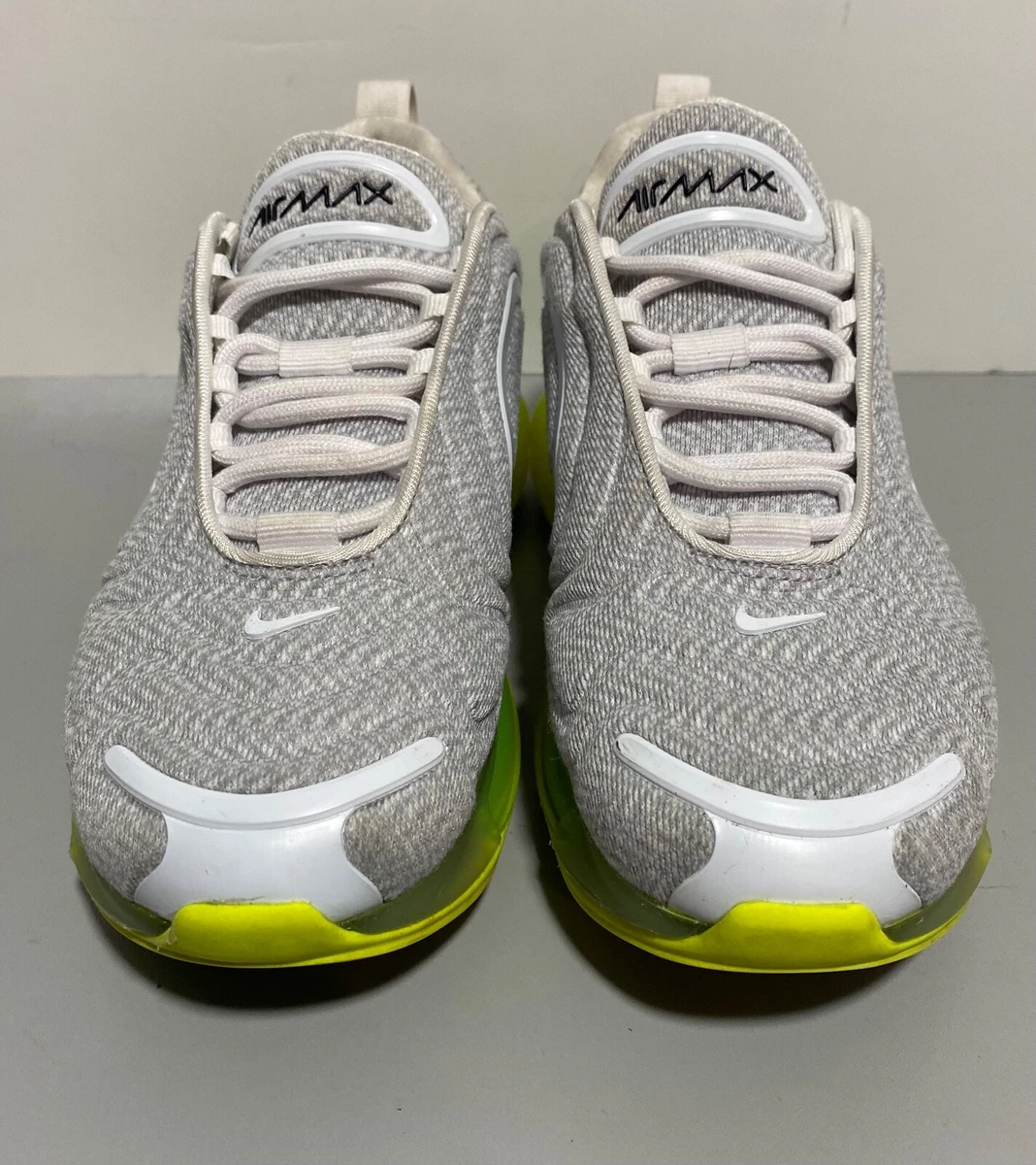 Nike ID Custom Air Max 720 Smoke Grey Electric Green Size 6 |