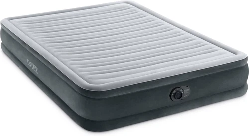 Intex Mid-Rise Air Mattress Bed with Built-in Pump, Dura-Beam Deluxe 13" Queen
