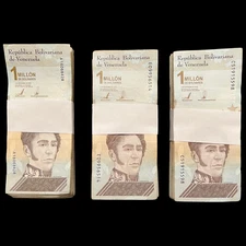 300x Venezuela 1 Million Bolivar Soberano Banknotes Bundle Bolivares Currency