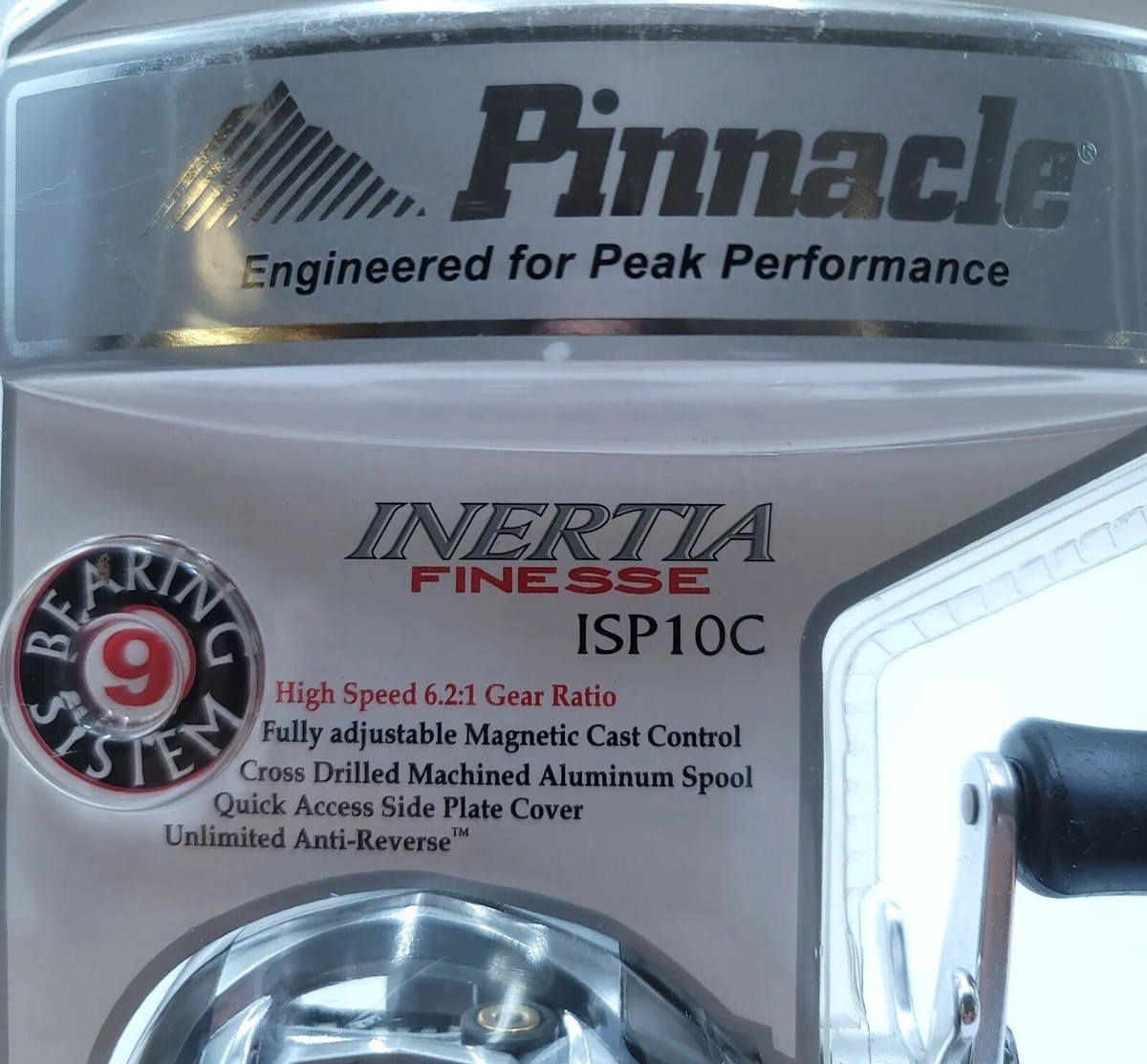 Pinnacle Inertia Finesse ISP10C 6.2:1 Gear Ratio 9 Bearing Pinnacle Inertia Finesse ISP10C 6.2:1 Gear Ratio 9 Bearing