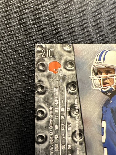 1999 Metal Universe Football Card #210 Tim Couch Rookie - Bild 7 von 10