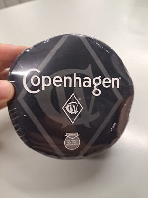 Vintage Copenhagen Snuff Shirt Hockey Puck New In Plastic Tobacco Mouth
