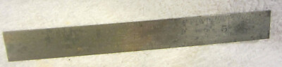 6'',ad Lufkin Rule Co.  2204R, Ruler rule Tempered Machinist Tool,measure VTG