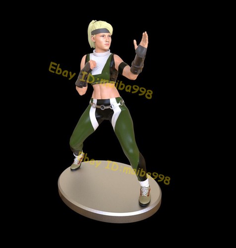Sonya Blade Mortal Kombat 3D Print Garage Kit Model Kit Unpainted Unassembled GK - 第 15/19 張圖片