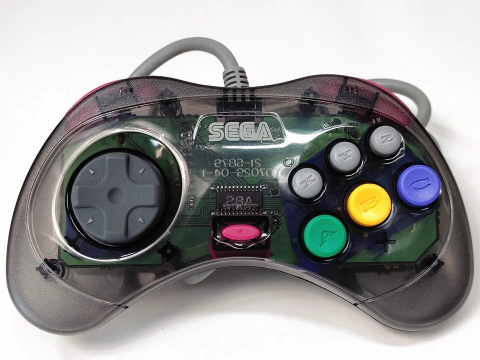 SEGA SATURN SS Coolpad Controller HSS-0101 Skeleton w/Box Official Sega Japan - Image 3 of 4