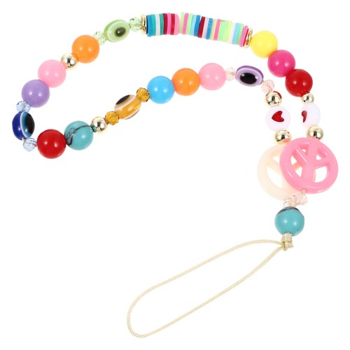 Beaded Phone Chain Phone Decors Women Handbag Keychain Phone Charm Strap - 第 7/12 張圖片