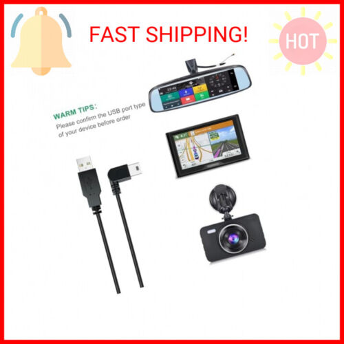 YQMAJIM Charging Power Cable for Dash Cam, (11.5 Ft) USB 2.0 to Mini USB Car Veh - Picture 2 of 2