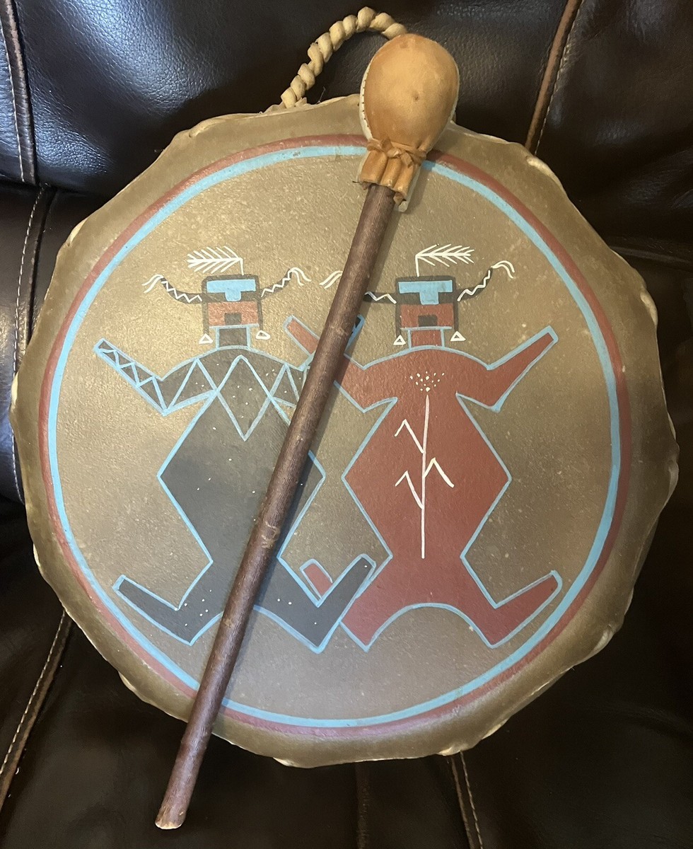 Taos Drum Company 13” Ceremonial Harvest Drum Hand Made Native