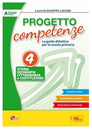 PROGETTO COMPETENZE, guida didattica 4° stor.geo. scuola primaria LISCIANI - Photo 1/1