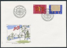 Schweiz 1982 Mi.-Nr. 1221-1222 FDC Europa Historische Ereign  Switzerland F.D.C.