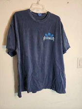 Paradise Found Tiki Shirt Delta Magnum Size 2XL Blue