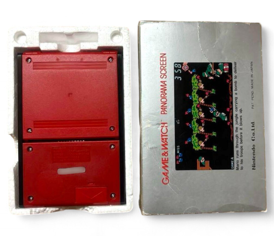 NINTENDO Game Watch Panorama Screen Mario's Bombs Away TB-94