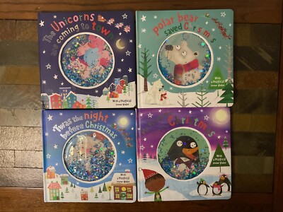 Clare Fennell & Various Authors Children's Christmas Books - Lot of 4