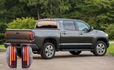 Pair VLAND Full LED Taillights For 2014-21 Toyota Tundra Rear Lamps w/Sequential