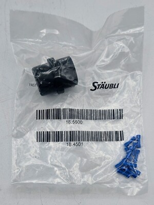 Staubli 18.4501 Contact carrier with (12) 18.5500 Blind plugs