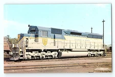 Delaware & Hudson Railroad 802 EMD Locomotive SD45 Maine Vintage Postcard