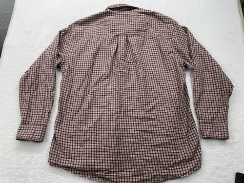 Woolrich Button Down Flannel Shirt Mens XL Plaid Cotton Long Sleeve Chest Pocket - Picture 8 of 11