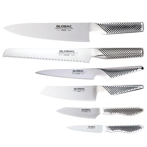 Global Kyoto 7pc Knife Block Set 7 Piece | Bamboo - Picture 2 of 2