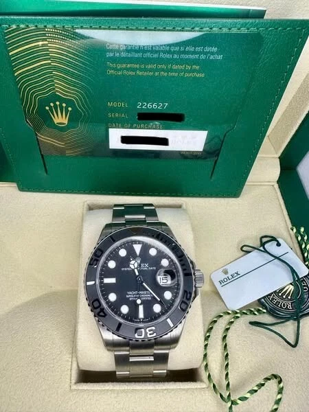 Rolex Yacht-Master 42 226627 Titanium Intense Black NEW 2025 COMPLETE FULL SET