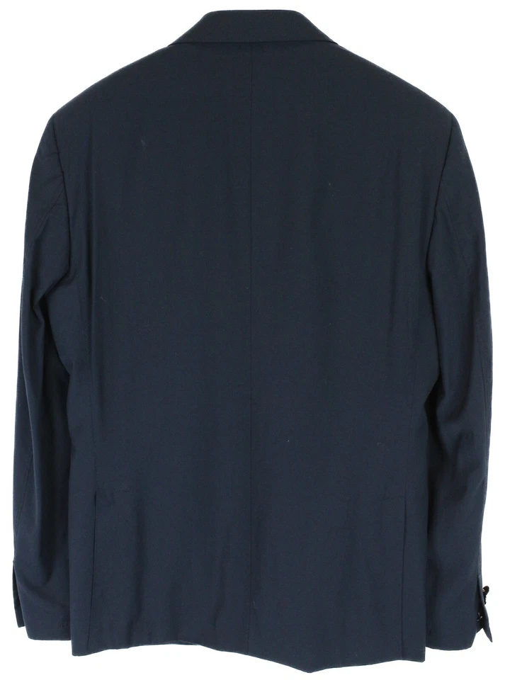 G-Star CL Novo 1 Blazer Masculino (UE) 54 Peito Único Pico Forrado de Lapela Azul Marinho - Imagem 2 de 4