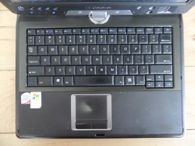 Gateway TB120 Laptop For Parts Booted Windows Hard Drive Wiped
