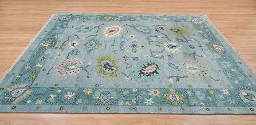 12x9 New Turkish Oushak Hand Knotted Wool Rug Living Area Rug - Picture 10 of 10
