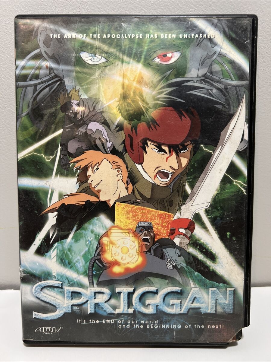 Spriggan ( DVD, 2001 ) Anime w/ Insert - ADV Films - Mint Disc!  702727021527