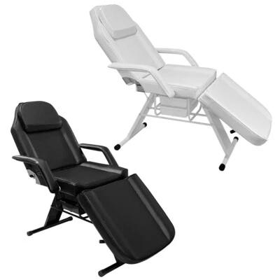 Massage Table 3 Foldable Bed PU Leather Salon Nail Tattoo Chair for Spa Beauty