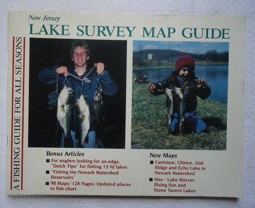 New Jersey Lake Survey Fishing Maps Guide: A Fishing Guide for All Seasons 1990 - Picture 1 of 4