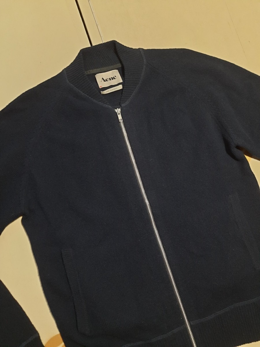 Acne Studios Pop Knit Zip AW09 Wool Zip Sweater | eBay