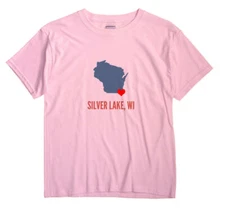 Silver Lake Wisconsin WI T-Shirt HEART