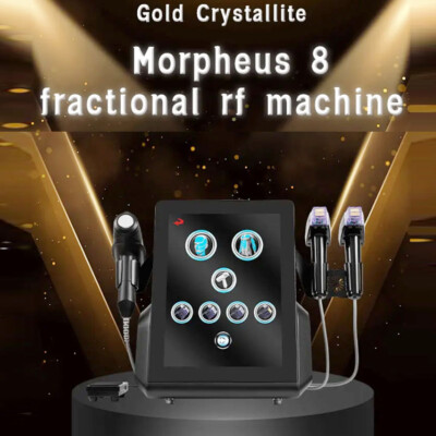 Morpheus8 Fractional Gold Radio Frequency Facial Lifting Skin Tightening Machine