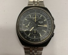 Zum Restaurieren Heuer Pvd 510 501 Lemania 5100 Chronograph Selten 