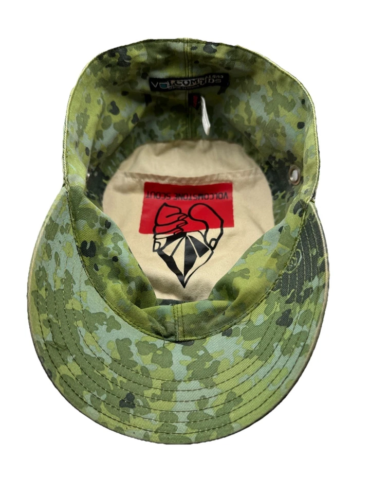Vintage Volcom Camo Hat Custom Lids Volvomstone Scouts Adult Y2K Patrol Cap - Image 4 of 4
