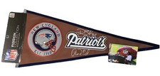 AARON HERNANDEZ Autographed Auto New England Patriots Pennant