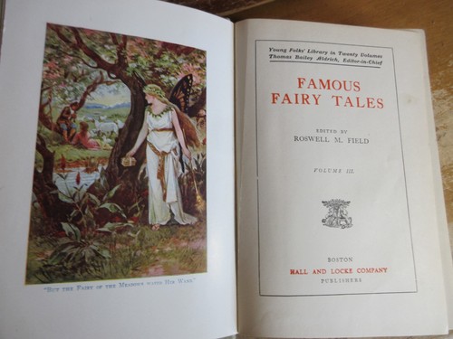 Old FAMOUS FAIRY TALES Book HANS CHRISTIAN ANDERSEN BROTHERS GRIMM MAGIC STORY + - Picture 3 of 12