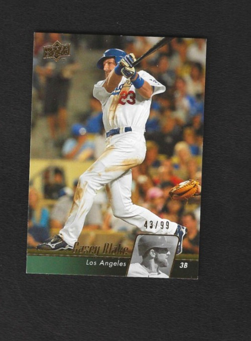 2010 Upper Deck Casey Blake #278 Gold Parallel /99 - Dodgers