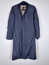 Womens Diesel Longline Black Bomber Jacket Faux Shearling Lined XS