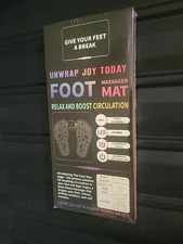 EMS Foot Massager Mat Boosts Circulation, Relaxing, Helps Neuropathy.  